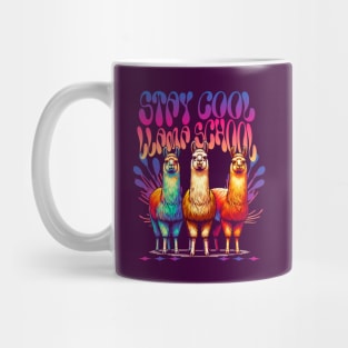 Stay Cool Llama School Mug